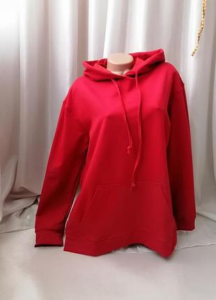 Кофта худи удлиненная с разрезами по бокам