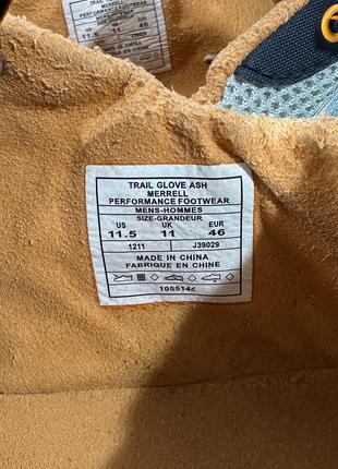 Merrell trail glove ash оригинальные кроссовки9 фото
