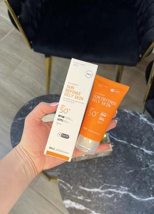 Сонцезахисний крем innoaesthetics inno-derma sun defense oily skin spf 50