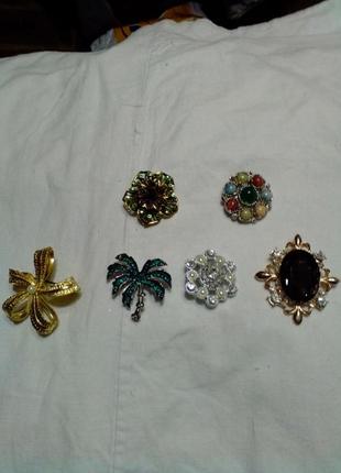 Женские украшения. броши. новые