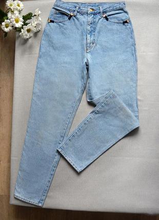 Зимние, очень качественные, плотные мом джинсы detroit, высокая посадка, не тянутся
