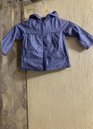 Легенька вітрівка для дівчинки на весну 86/92 літо