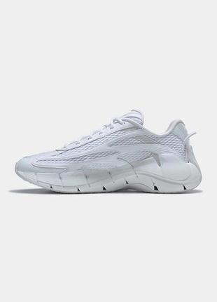 Белые мужские кроссовки reebok zig kinetica 2.5