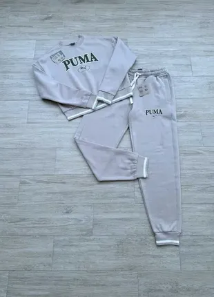 Сша! женские спортивные костюмы puma squad оригинал! на флисе!