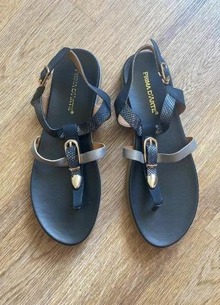 Сандалі літні prima d'arte в грецькому стилі, нові, 38-39 розмір, 24,5 см