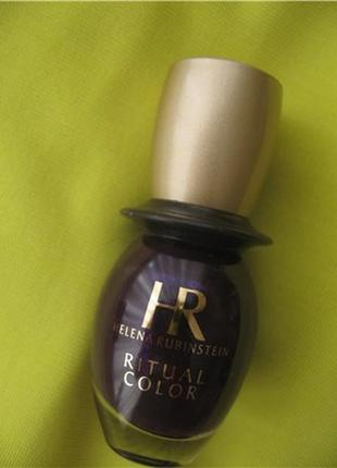 Лак для ногтей helena rubinstein ritual color 78 deep purple 12 мл тестер новый без коробки