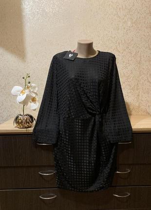 Новое черное платье 54-56 (6)