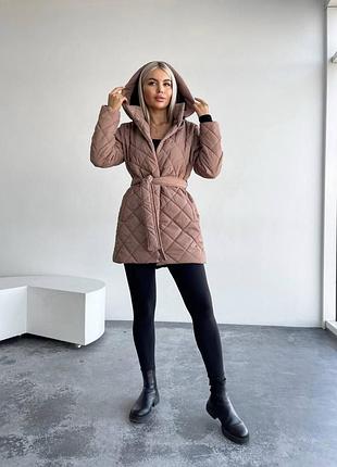 Куртка под пояс,молодежная