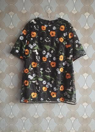 Сукня сітка з вишивкою розмір plus shein