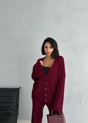 Костюм женский кардиган+ штаны акрил4 фото