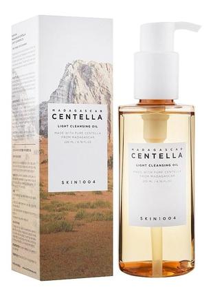 Гідрофільна олія з екстрактом центели skin1004 madagascar centella light cleansing oil