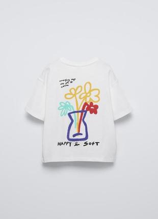 Футболка для девочки zara 11-12 лет 152 см