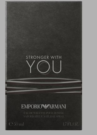 Парфум для чоловіків giorgio armani emporio armani stronger with you 50 мл