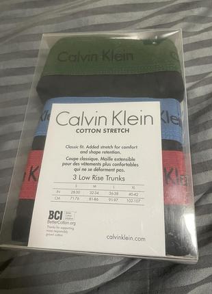 Мужские трусы (боксерки) calvin klein cotton stretch