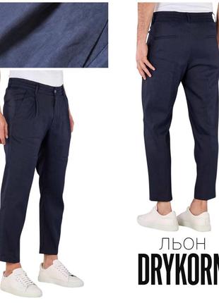 Drykorn chasy льняные мужские брюки брюки