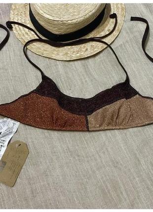 Calzedonia новий крутий блискучий верх від купальника