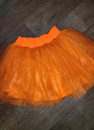Юбка пышная костюм лисички