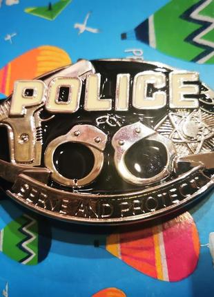 Ремень пояс с бляшкой police