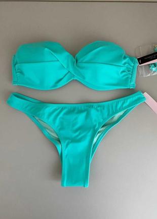 Купальник бандо victoria's secret s m 36 38 original 34a 34c 34d 36b 80b 75d 75c 75a twist bandeau