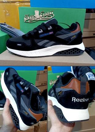 Мужские кроссовки reebok classic leather cordura™ лицензия натуральный замш