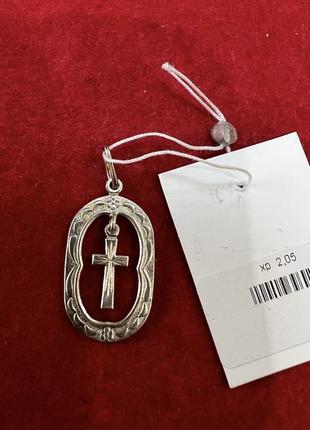 Серебряный крестик 925 пробы 2