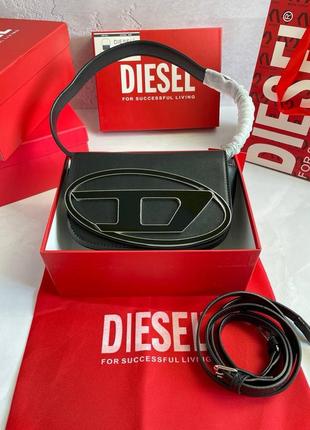 Крос боді сумка жіноча diesel premium сумочка