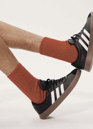 Чоловічі кеди adidas vl court base black устілка 27,5