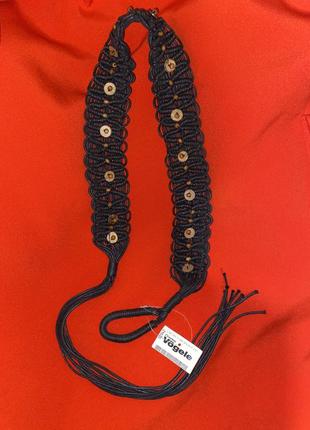 Пояс ремень макраме бренд