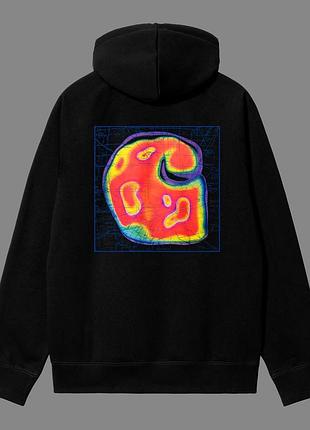 Чоловіче худі кархарт з принтом