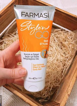 Крем стайлінг для кудрявого волосся