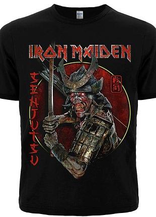Футболка iron maiden - senjutsu металл мерч