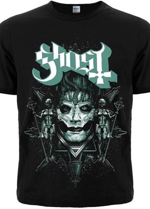 Футболка ghost - cyber papa металл мерч