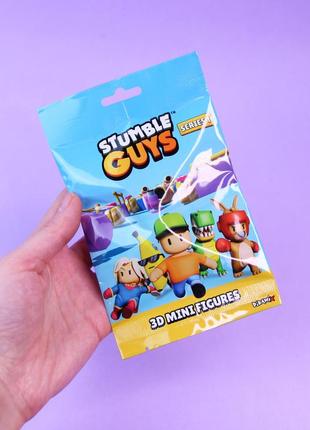 Колекційна фігурка - сюрприз stumble guys (5 cm), серія 1