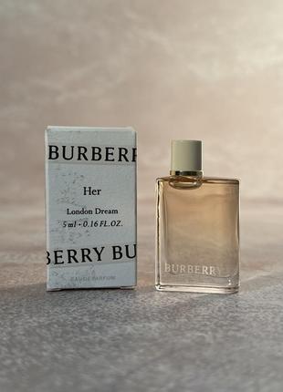Burberry - her eau de parfum - парфюмированная вода, миниатюра, 5 ml