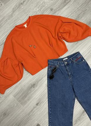 Оверсайз свитшот h&m