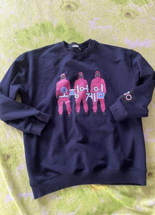 Кофта свитшот игра кальмара