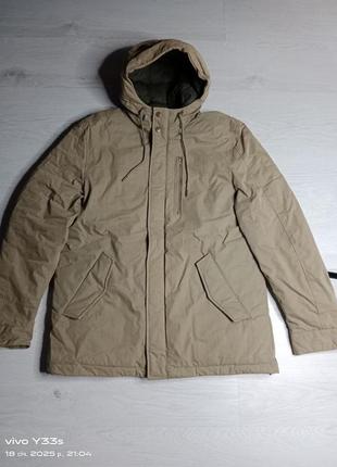 Крутая бежевая парка куртка next