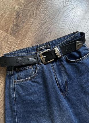 Фирменный женский кожаный пояс ремень calvin klein