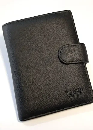 Мужской кожаный кошелёк paichi x228d