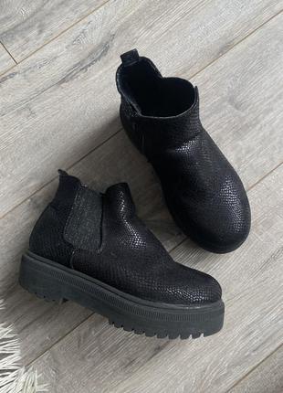 Челсі черевики весняні на платформі zara f&f
