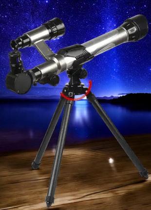 Ігровий набір chang sheng toys telescop celestial body accidence silver телескоп 20х-30х-40х зі знім