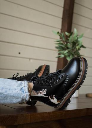 Женские ботинки dr.martens jadon black/brown