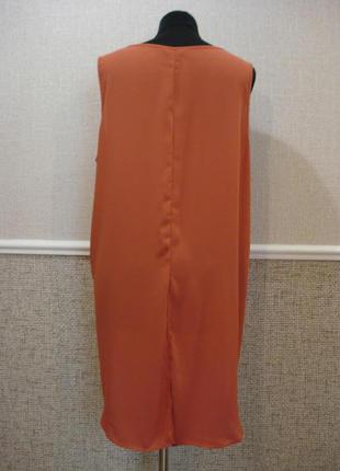 Оригинальная шифоновая блузка без рукавов большого размера 20(4xl)4 фото