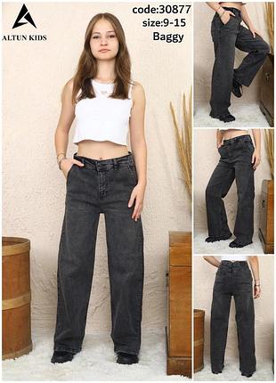 Джинсы багги на девочку /джинсы подростковые