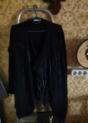 Zara. кардиган в трендовом бохо стиле.