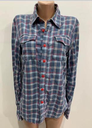 Мужская брендоваярубашка в клетку индия s