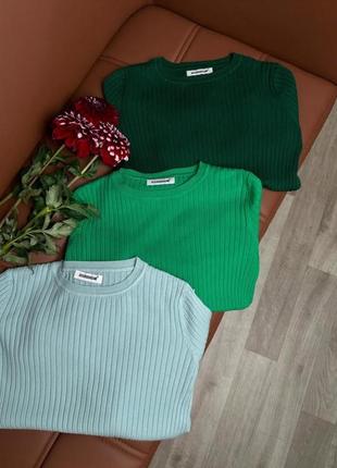 Кофта джемпер пуловер свитер рубчик