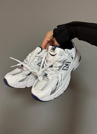 Кросівки new balance 530 «silver / navy blue»
