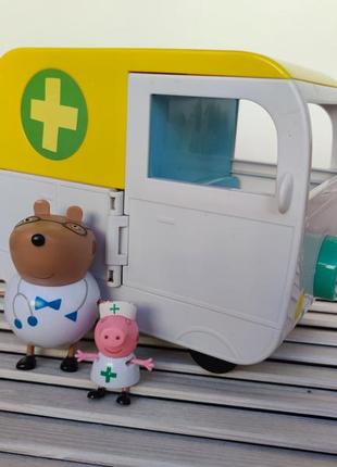 Велика карета швидкої допомоги peppa pig свинка пепа
