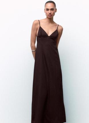 Бавовняна сукня, плаття з нової колекції new collection від zara original оригінал.